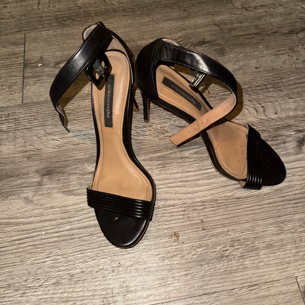 Elegant Black and Tan Women's Heels